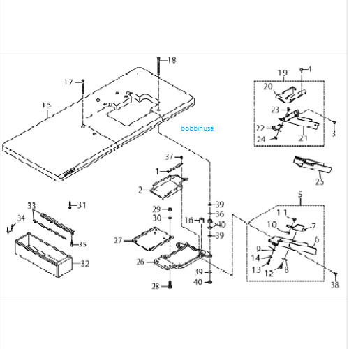 Rubber Head Mount Cushion Isolator Juki Overlock