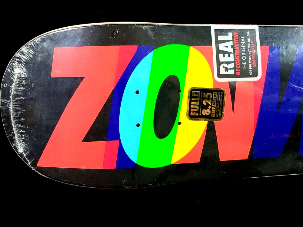 Zion Wright Real Eclipse Skateboard Pro Model 8.25" Deck *New in Shrink*