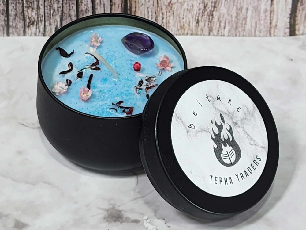 Beltane Sabbat Container Candle