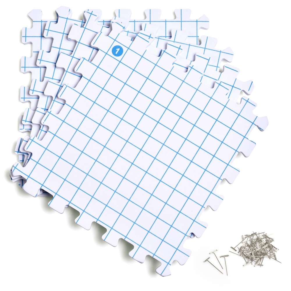 Interlocking Blocking Mats - Blocking Mats for Knitting and Crochet Projects,...