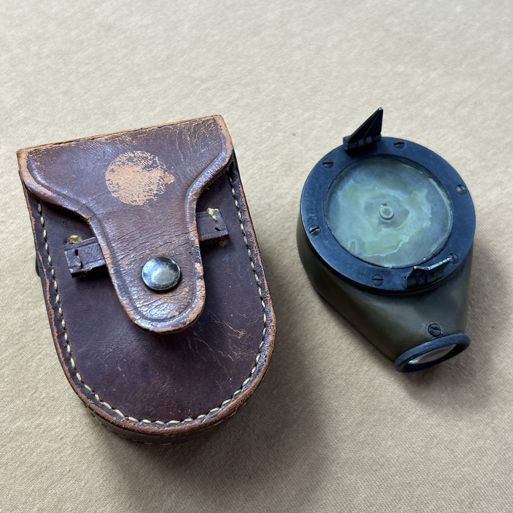 U.S.E.D WWI Marching Compass Mark VII Mod. E Sperry Co. Creagh Osborne With Case