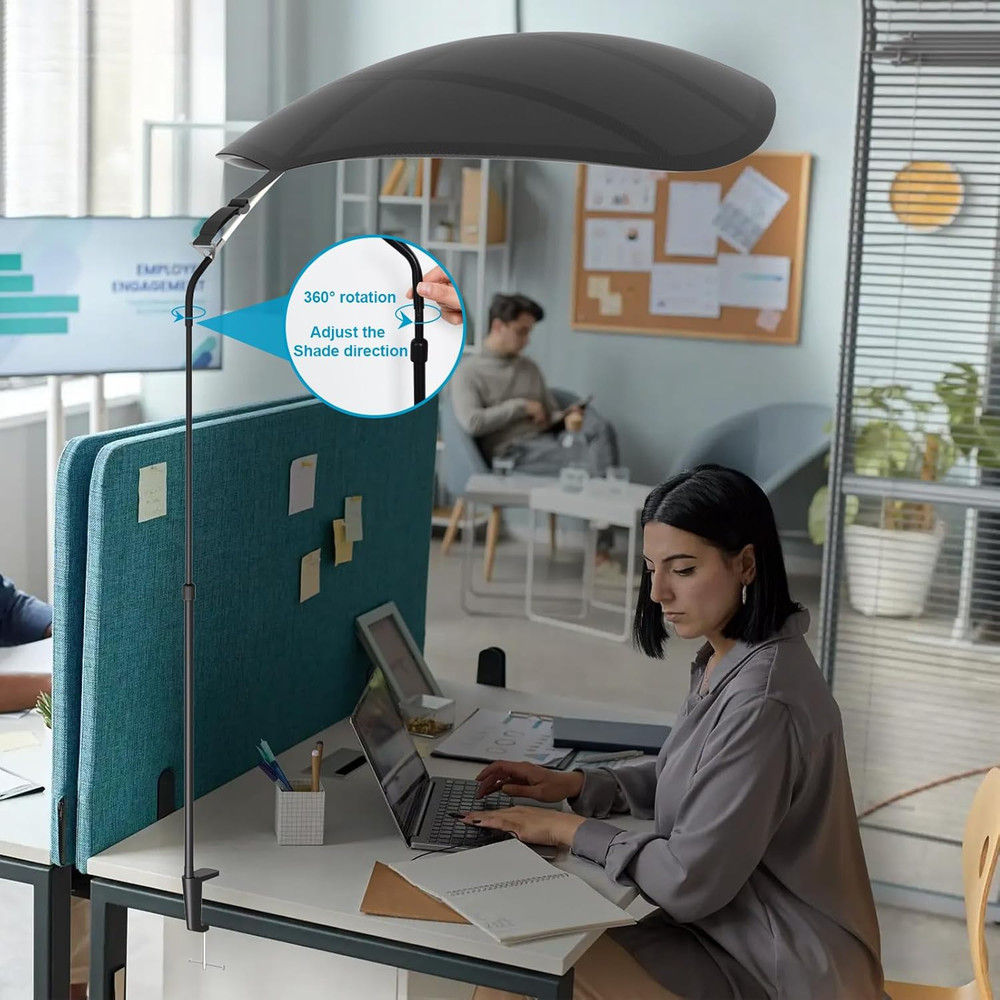 Cubicle Desk Light Shield - Overhead Light Blocker for Office Privacy