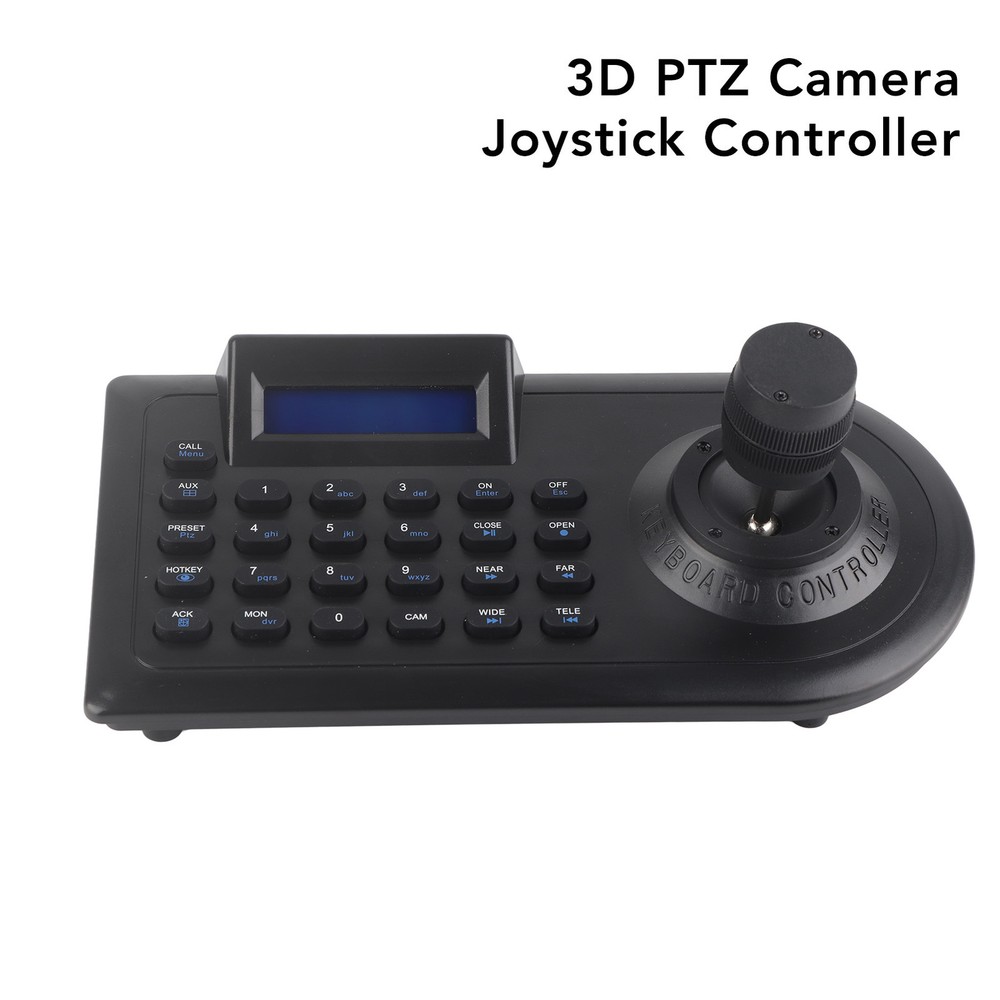 3D PTZ Camera Controller With Joystick For Public Security Surveillance Part