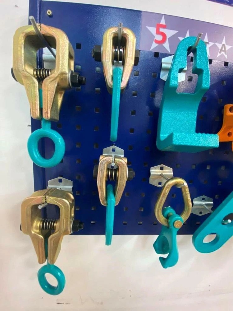 SET#11 - 14 PIECE PULLING HEAVY DUTY AUTO BODY FRAME MACHINE TOOLS AND CLAMPS