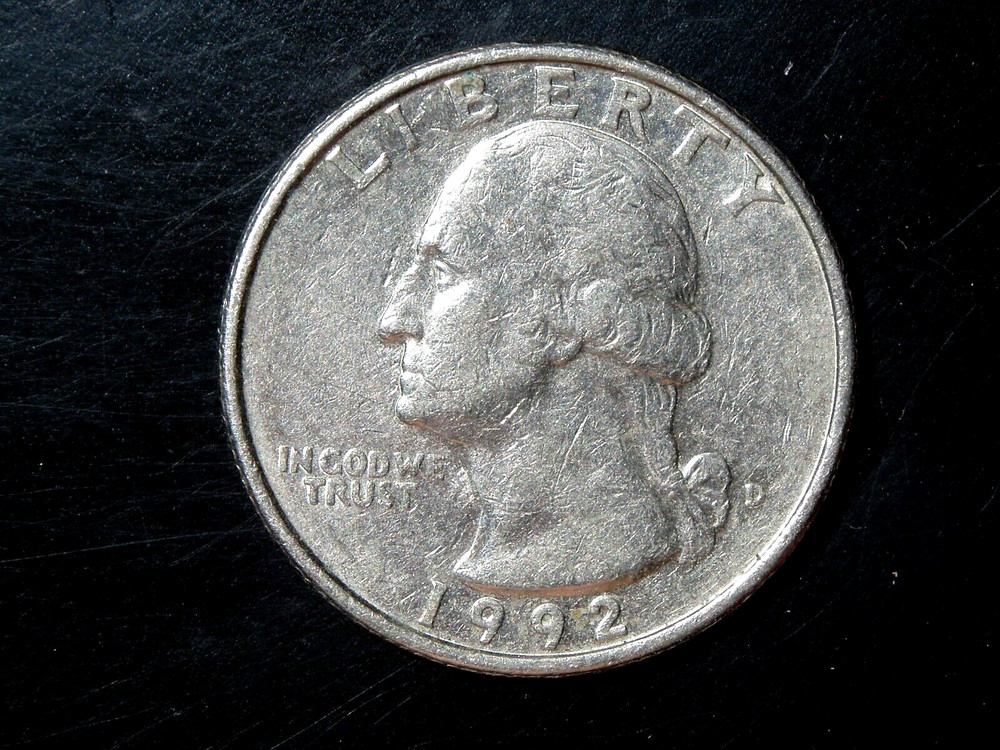 1992-D WASHINGTON QUARTER #6