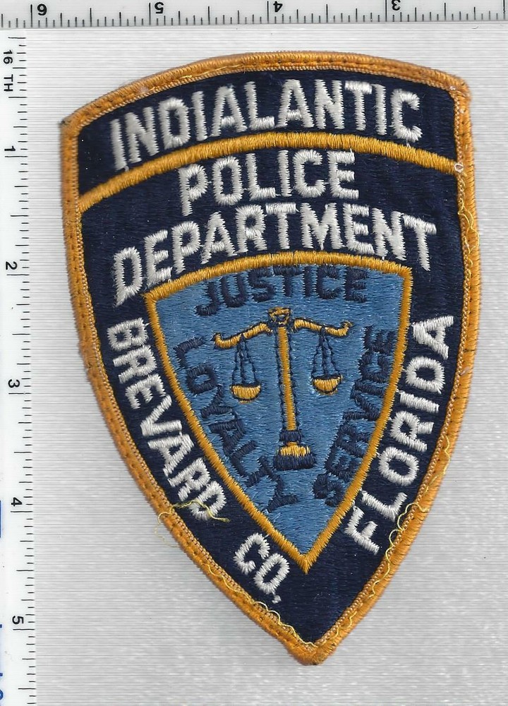 Indialantic Police (Florida) 1st Issue Uniform Take-Off Patch