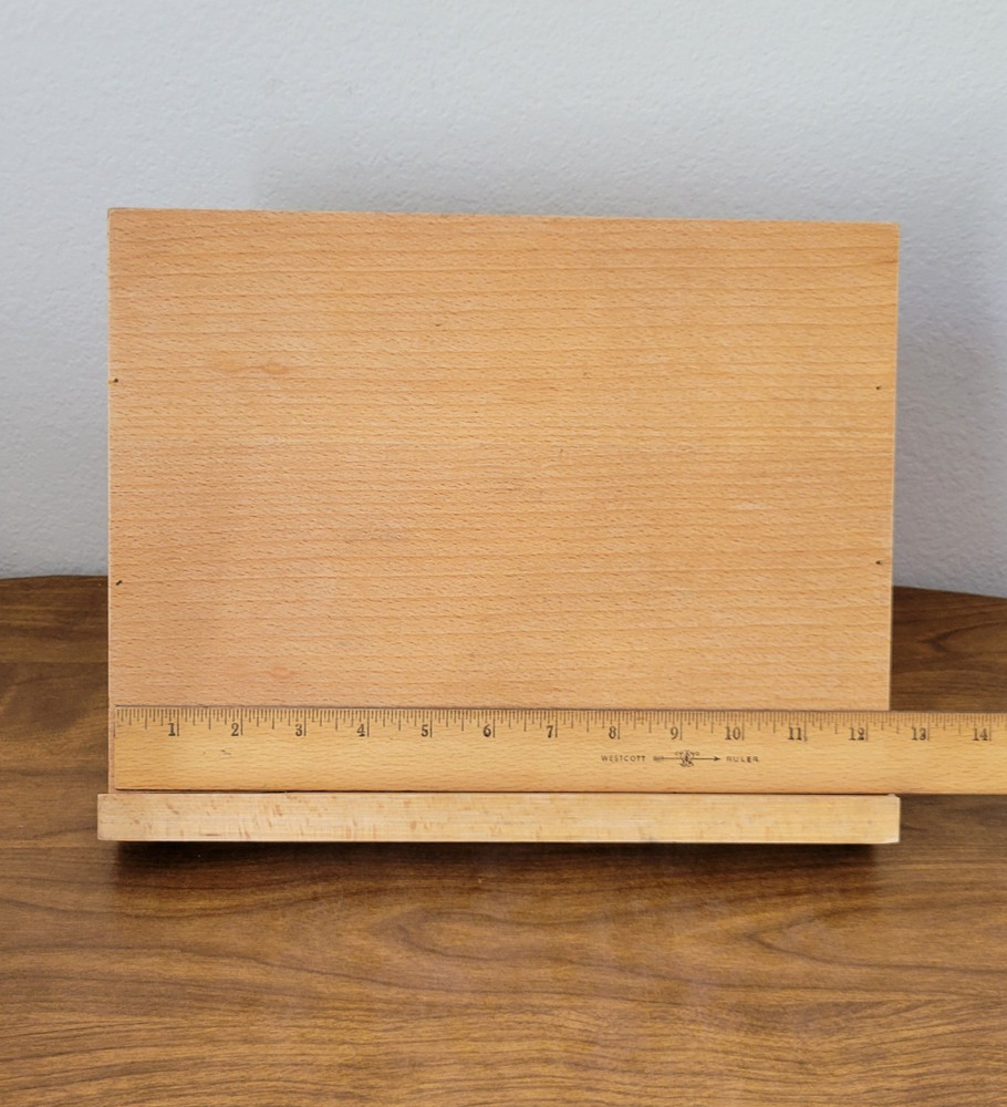 Small Adjustable Tabletop Wood Painters Easel