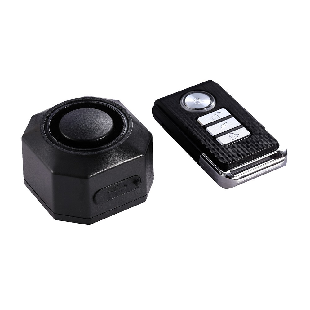 USB Charging Bike Anti Theft Alarm with Remote Vibration Sensor Security System