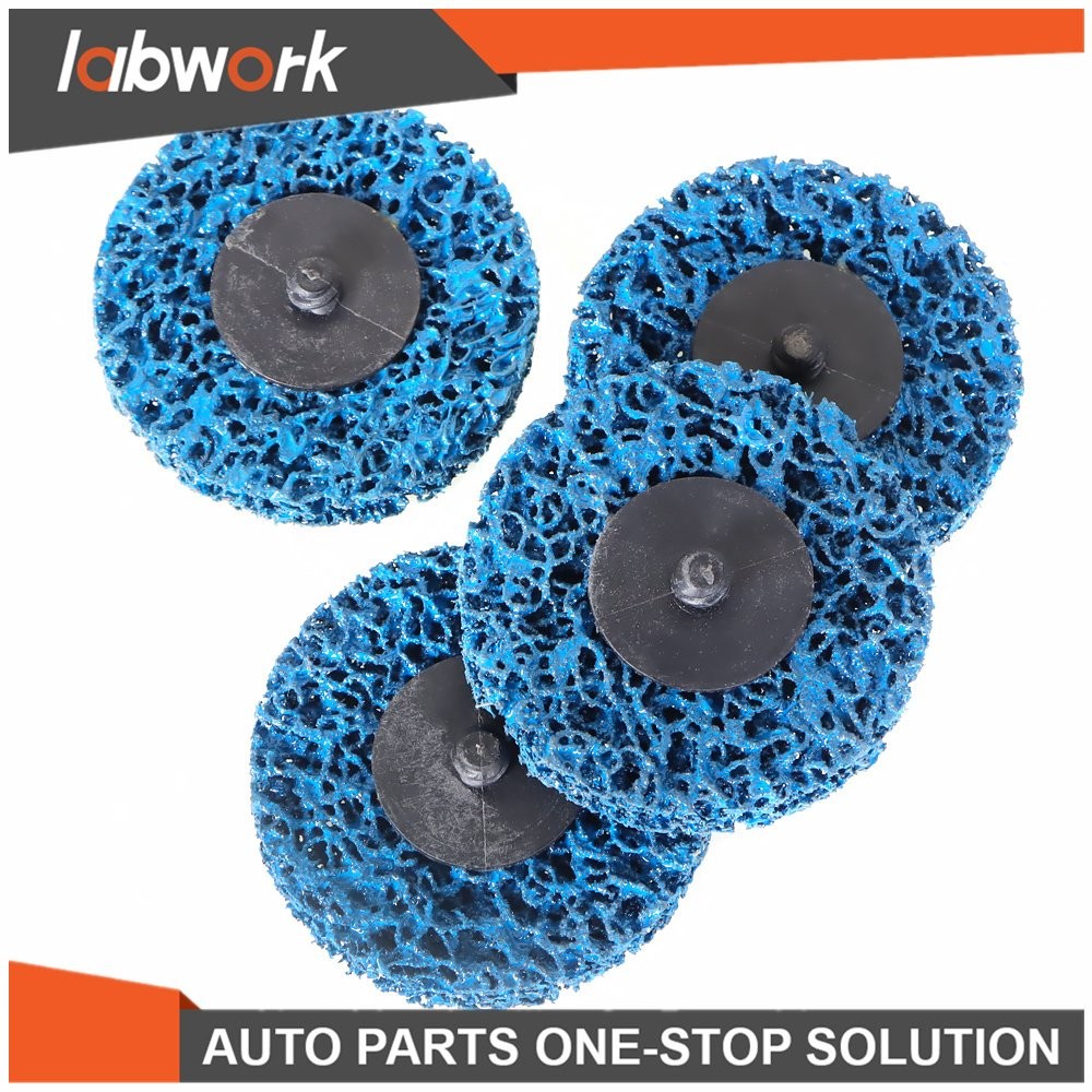 Labwork Quick Change Easy Strip & Clean Discs For Paint Rust Blue 25 Pack 3 Inch