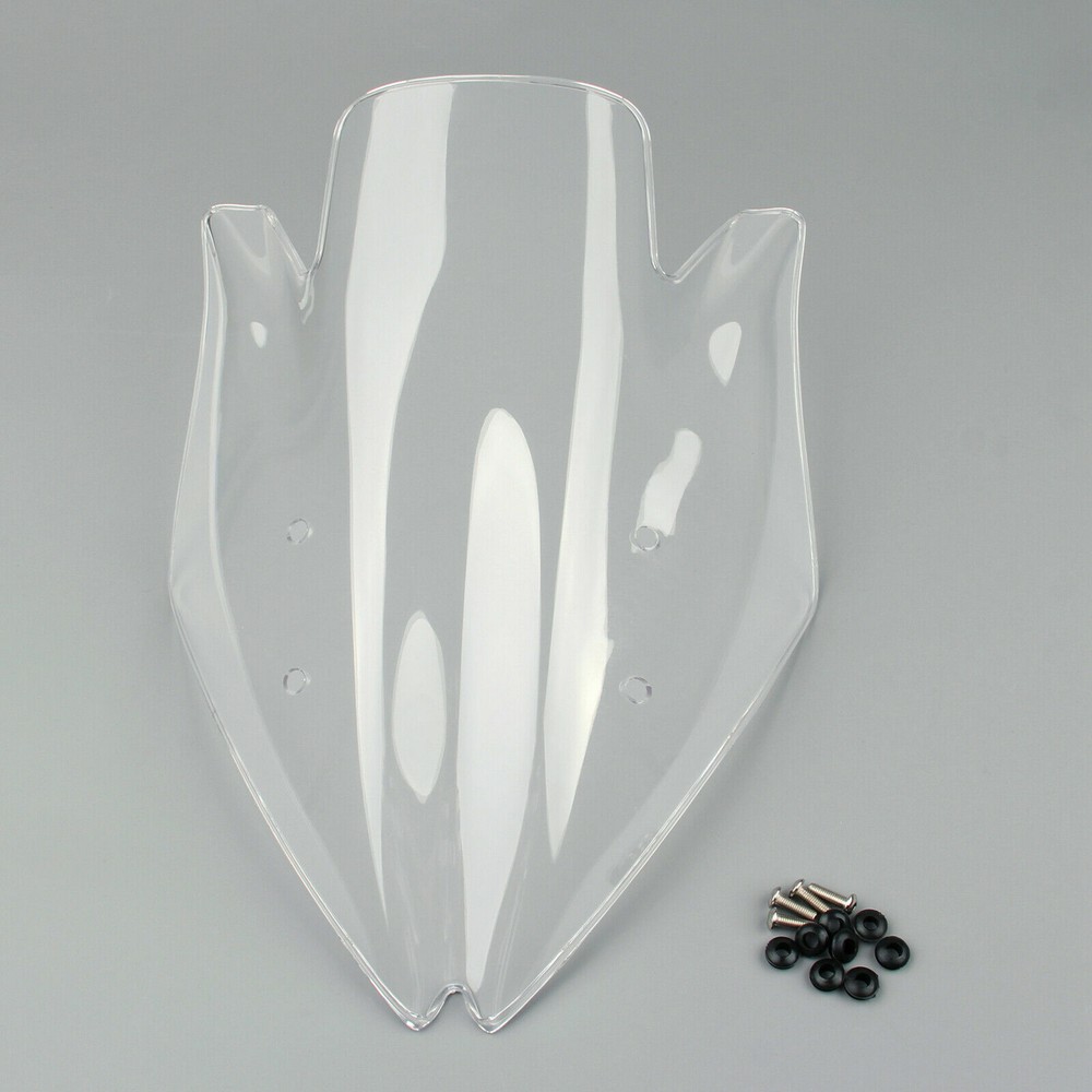 Clear Double Bubble Windscreen Windshield For Kawasaki Z1000 2007 2008