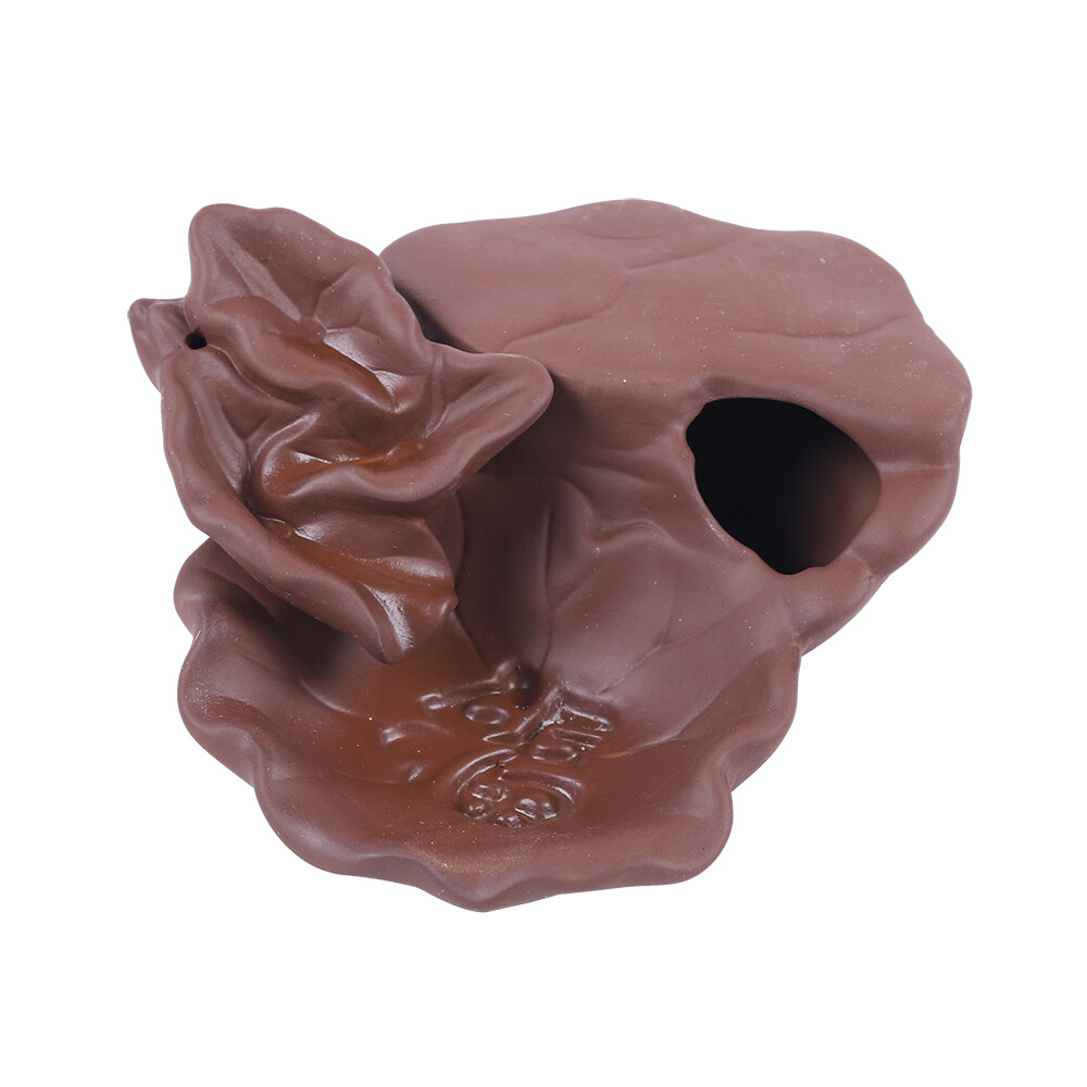 Elephant Incense Burner Waterfall Ceramic Backflow Incense Holder Home Decor