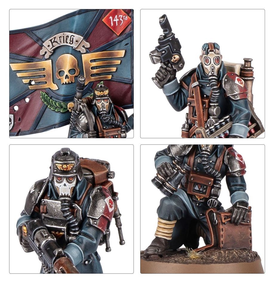 Warhammer: ASTRA MILITARUM KRIEG COMMAND SQUAD