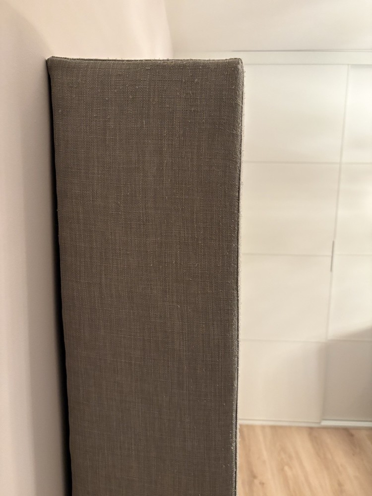 Queen Tufted Headboard - Monroe II - Gray