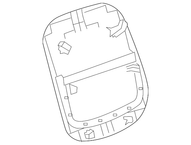 Genuine GM Seat Back Panel 22894008