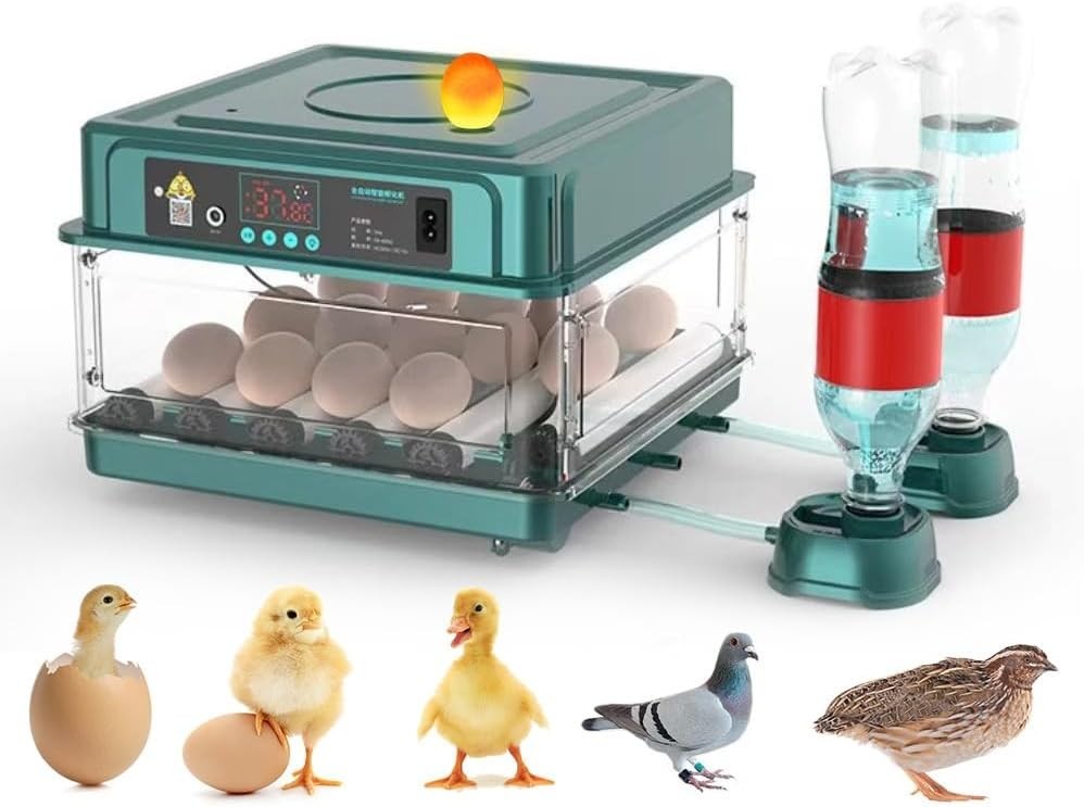 Automatic Egg Incubator 12-38 Egg Digital Poultry Hatcher Machine (12 Eggs)