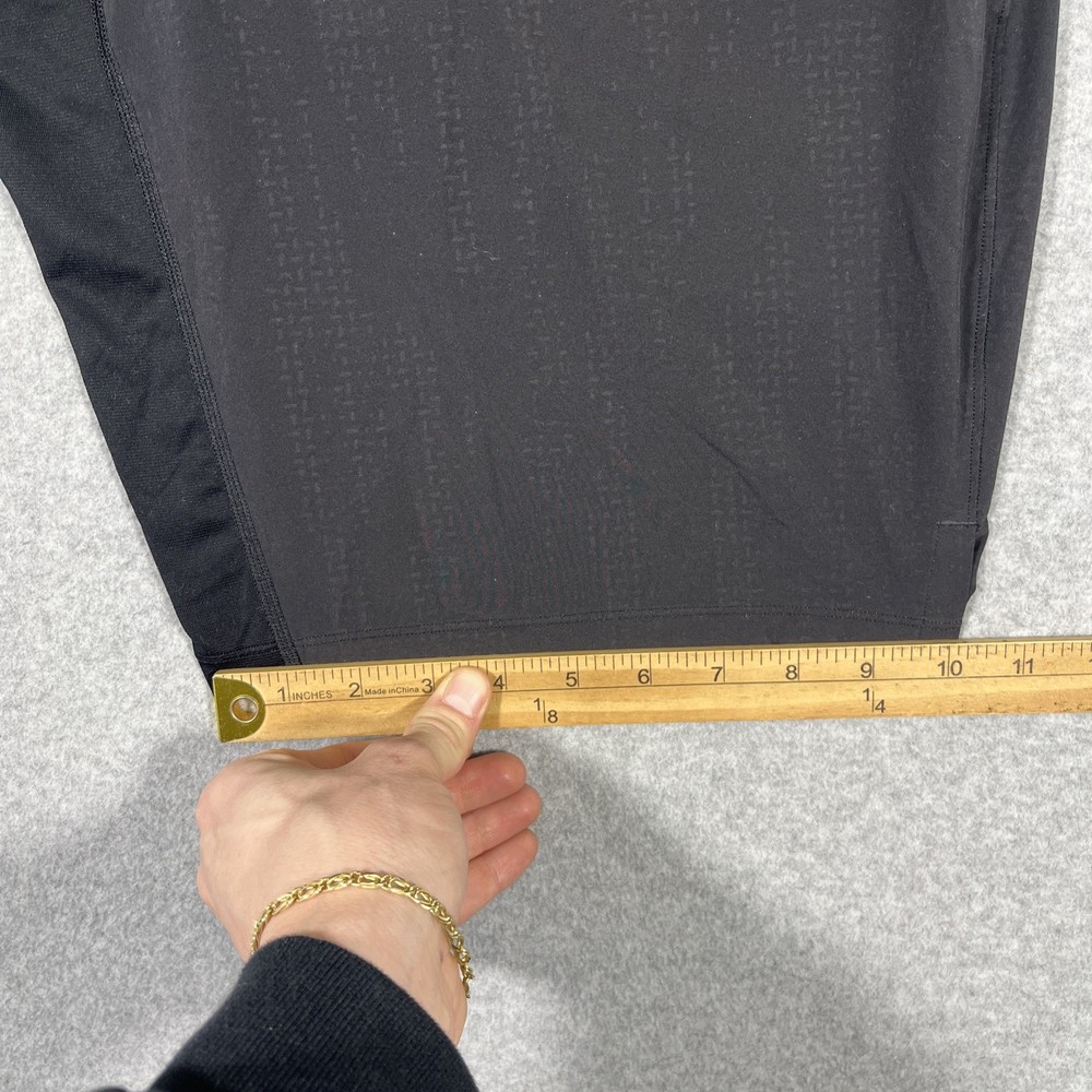 Lululemon T.H.E. Shorts Men Sz M Black Grey 9" Solid Performance Lined