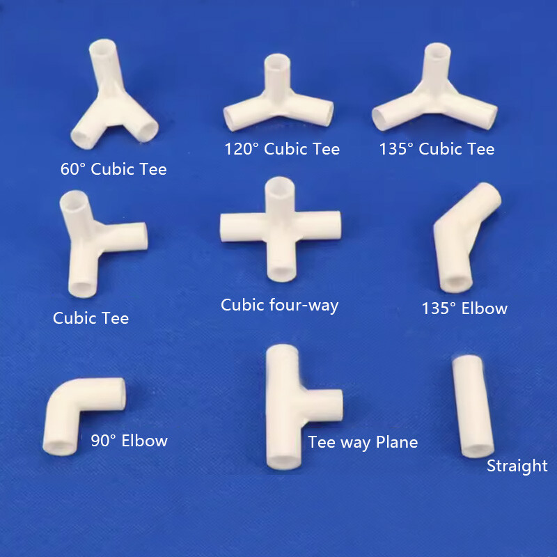 ABS Plastic Pipe Fittings Various Type Straight, Tee, Four-way, Five-way, Elbow