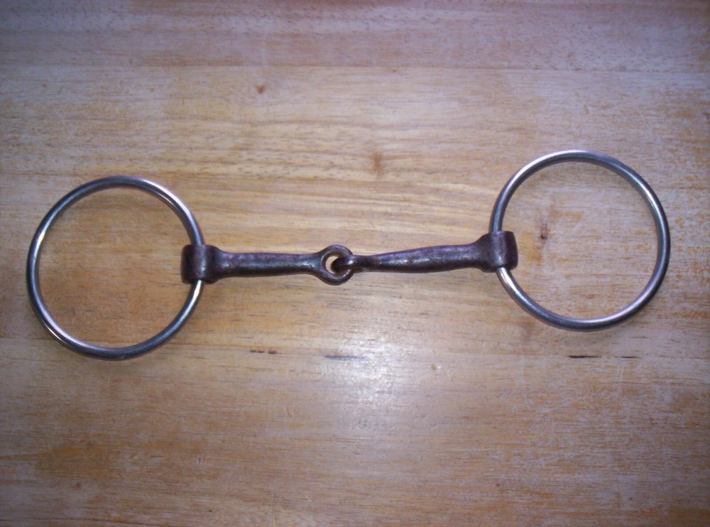 Used Stainless Loose Ring Snaffle 5" Sweet Iron Mouth
