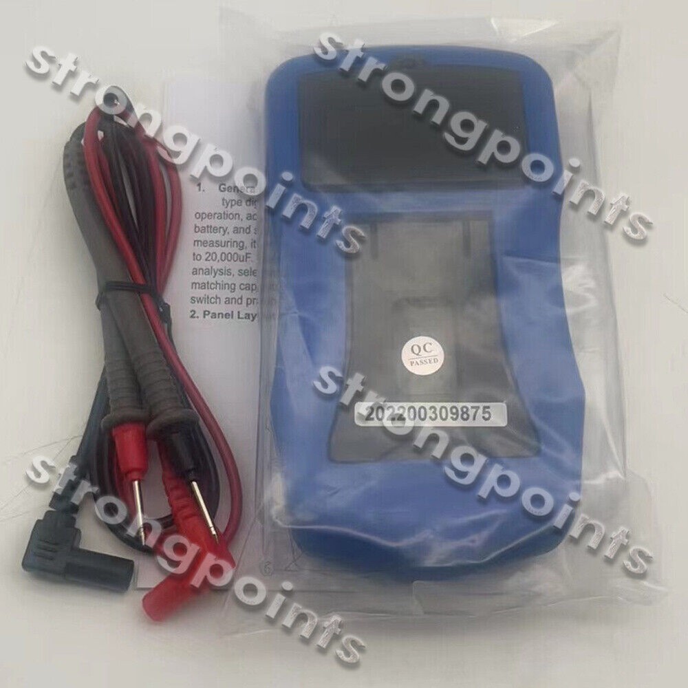 DM6013L Handheld Digital Capacitance Meter Capacitor with LCD Backlight Q9E1 Set