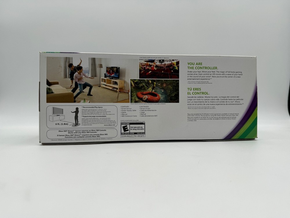 Official Microsoft Xbox 360 Kinect Motion Sensor Bar Black 1414