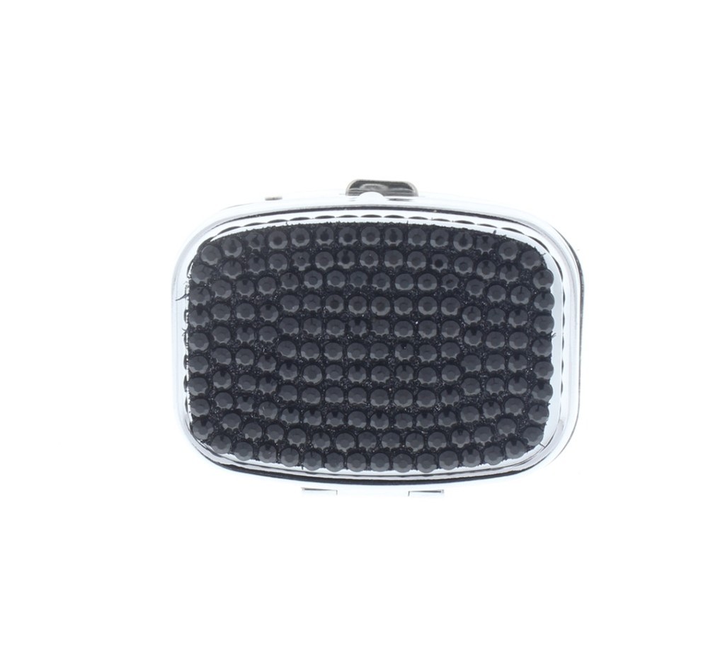 Rhinestone Bling Pill Box Medicine Container Case