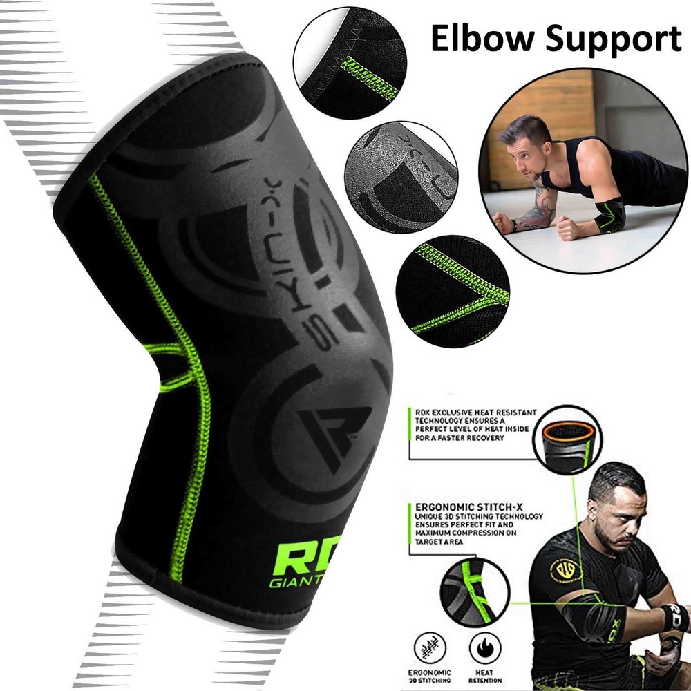Elbow Brace Support by RDX, Arthritis, Elbow Compression Sleeve, Forearm Support
