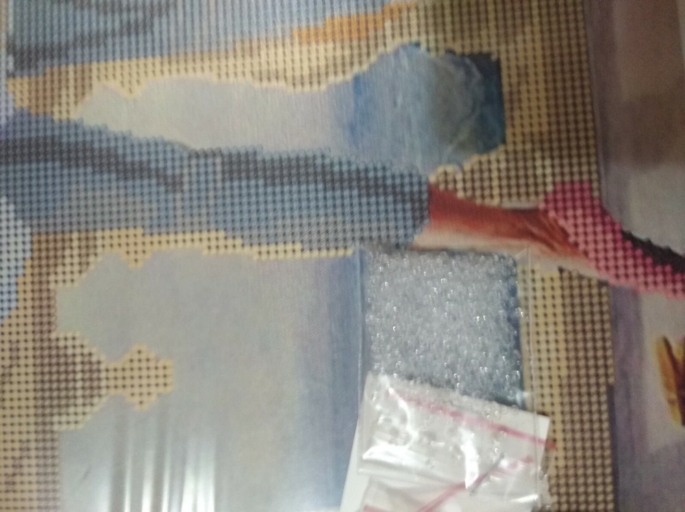 HOT DIY Bead Embroidery Kit Needlepoint Beading Beadwork Melody wind
