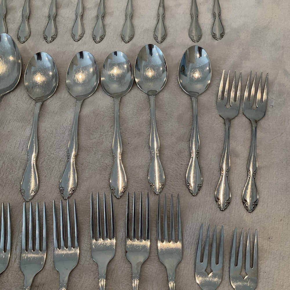 Oneida Berkeley Square Stainless Flatware 45pcs Bundle