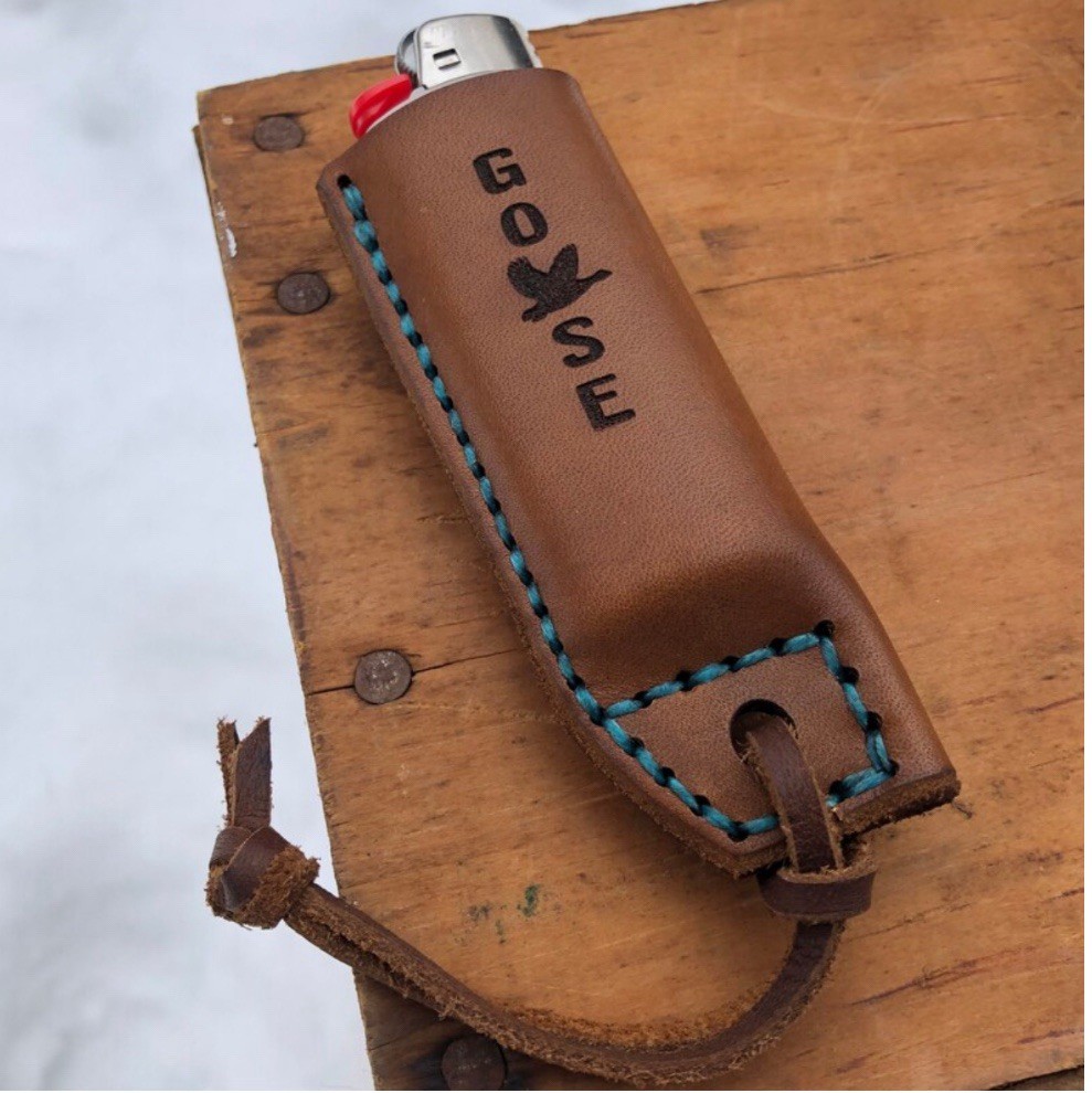 Grateful Dead Goose Leather Lighter Holder