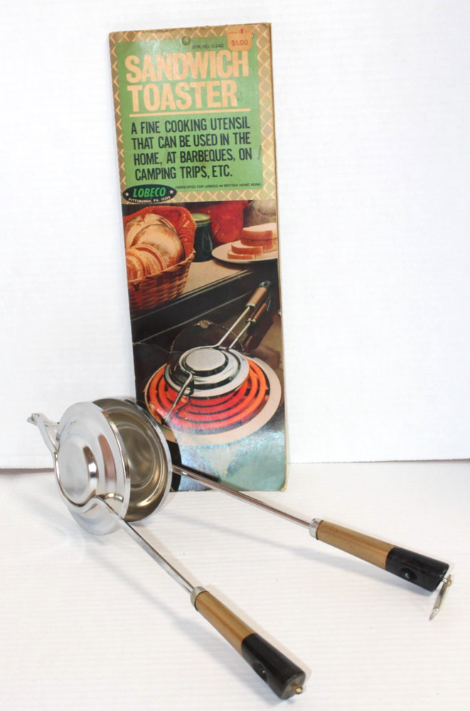 Vintage Lobeco Sandwich Maker With Instructions