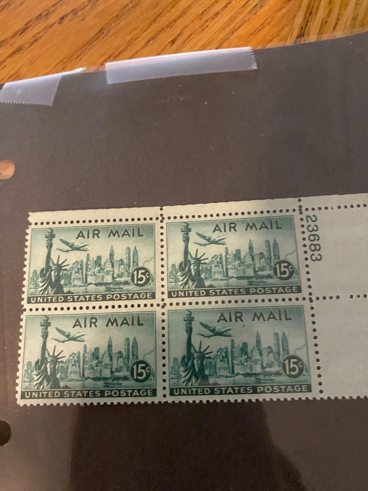 us air mail stamp 15 cent