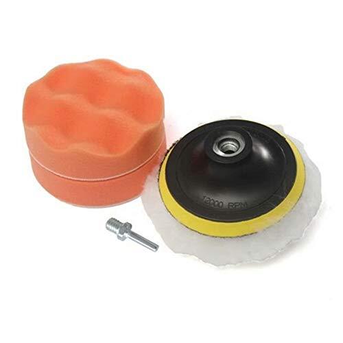 Auto Car Polishing Pad Kit Buffer+ Drill Adapter Polisher 100mm Buffing Pad