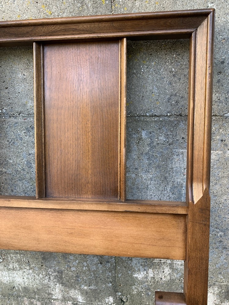 Mid Century Danish Modern Full Queen Walnut Headboard