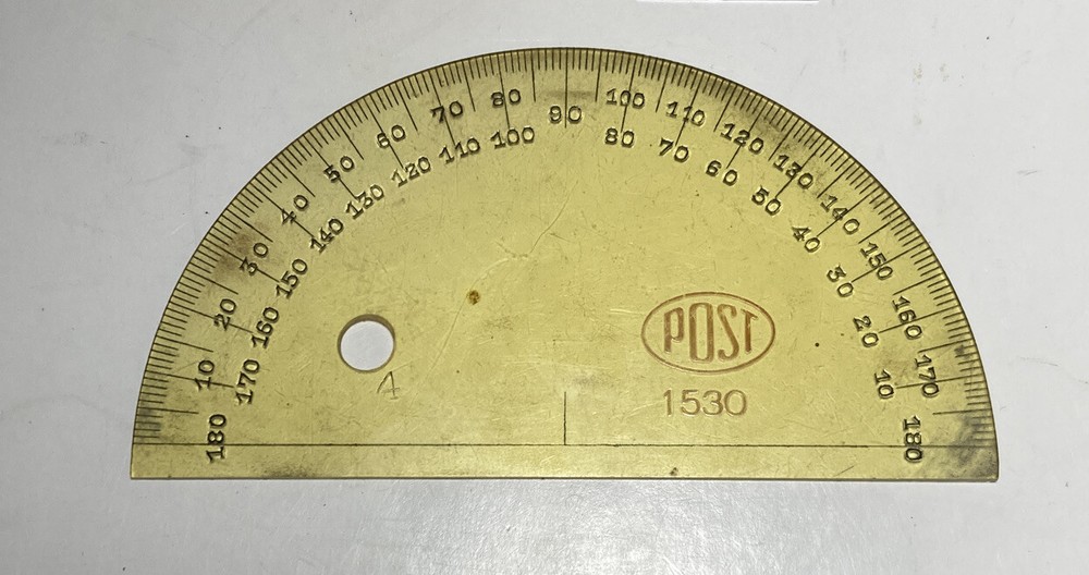 Vintage Drafting Ruler Triangle Tool Lot 3 Gramercy & 1 Post Guide Art Template