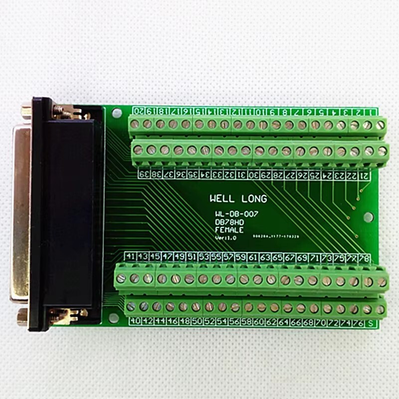 DB78 Female Breakout Board, D'SUB Header Breakout Board Module