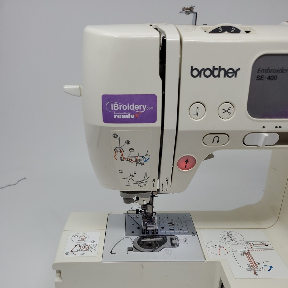 Brother SE-400 Computerized Embroidery Sewing Machine No Base, Tested/Works