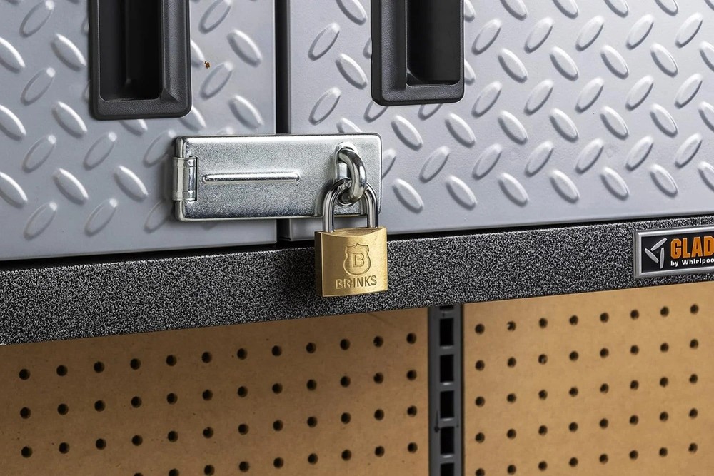 (2 pack) Brinks Solid Brass 40mm Keyed Padlock with 7/8in Shackle, 4 pack
