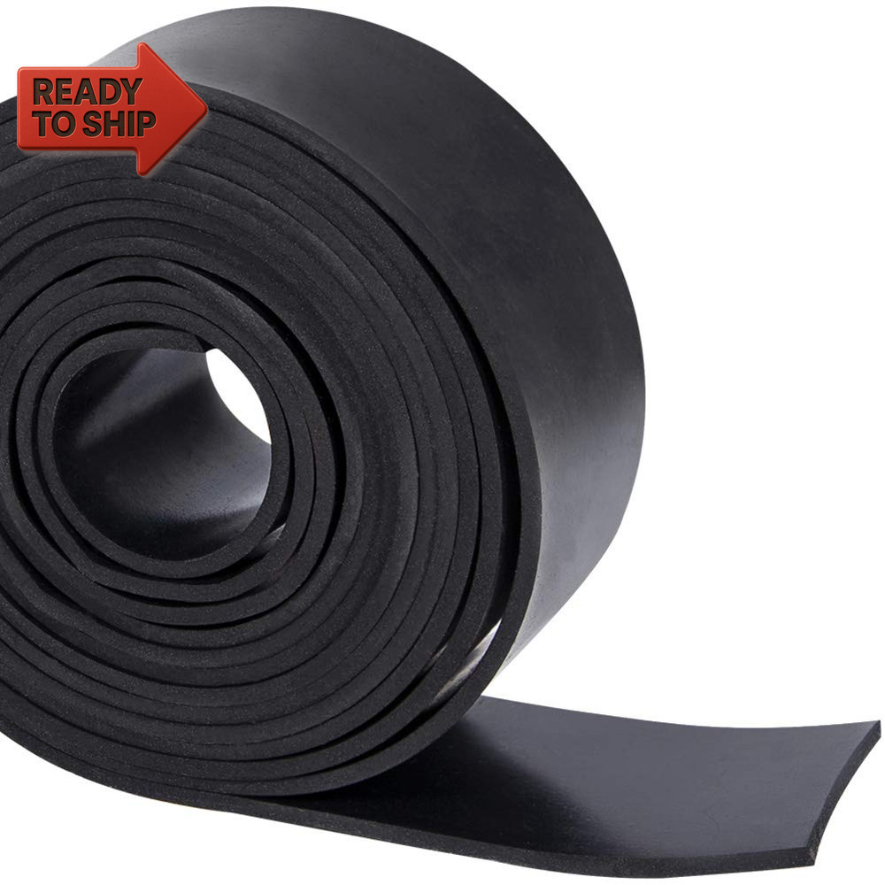 Solid Neoprene Rubber Strips Roll 1/8 (.125) Inch Thick X 2 Inch Wide X