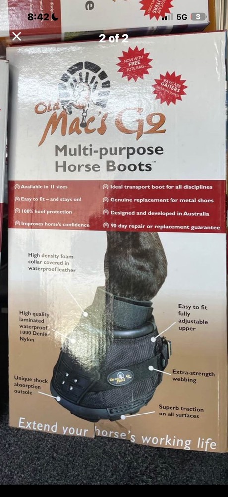 Old Mac's Horse Boot G2 Size 12