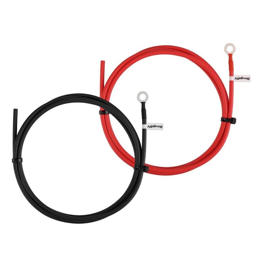 8 Feet 10AWG Solar Extension Cable, Controller Controller to Battery Connector