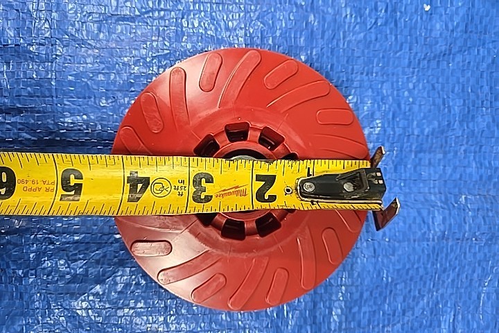 3M Disc Back Up Pad - 88655 Very Hard Red Pad