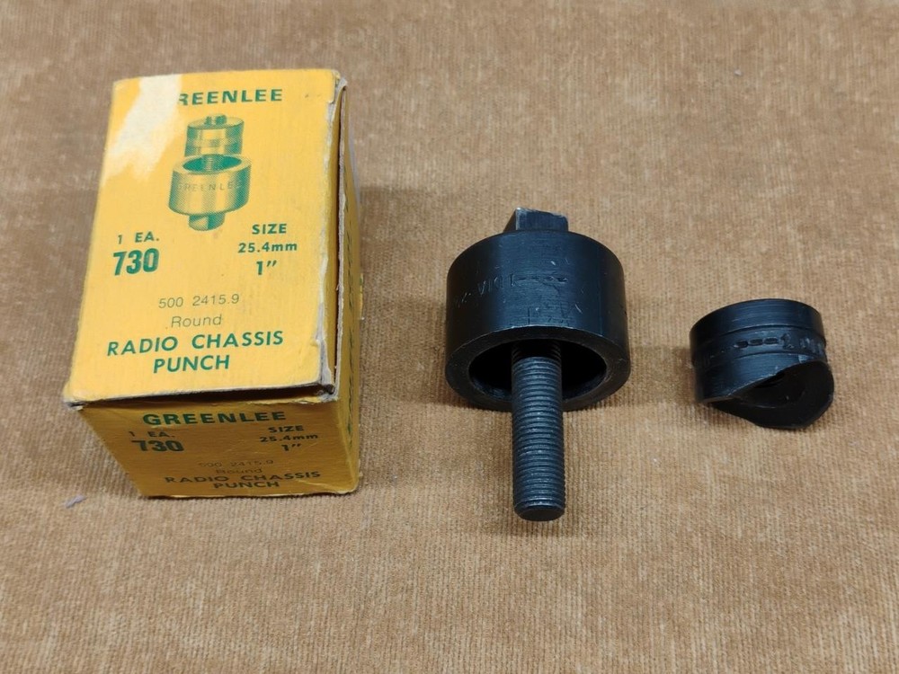 Greenlee 1" radio chassis punch