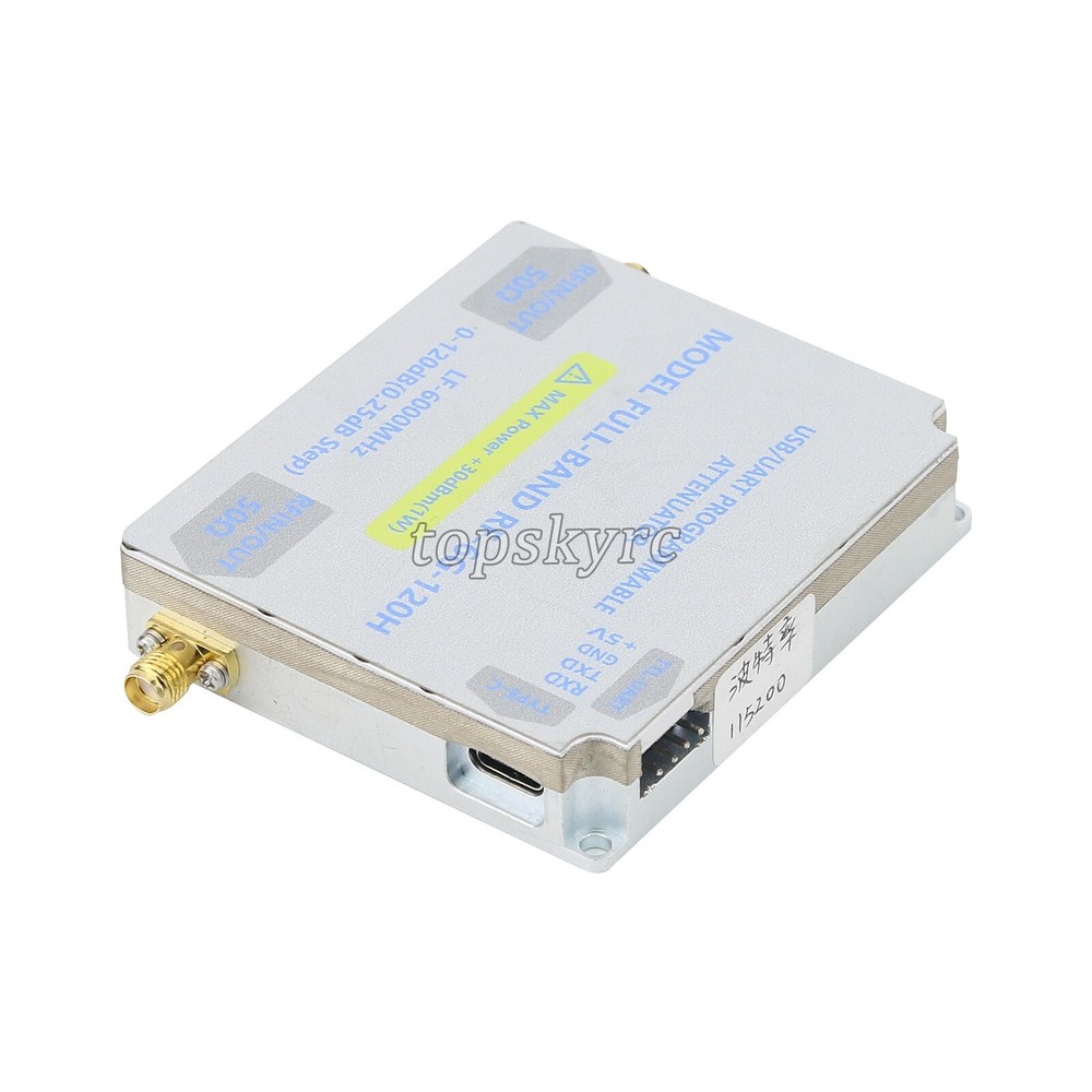 LF-6GHZ-120DB Bidirectional Digital Control RF Attenuator w/TFT Main Controller
