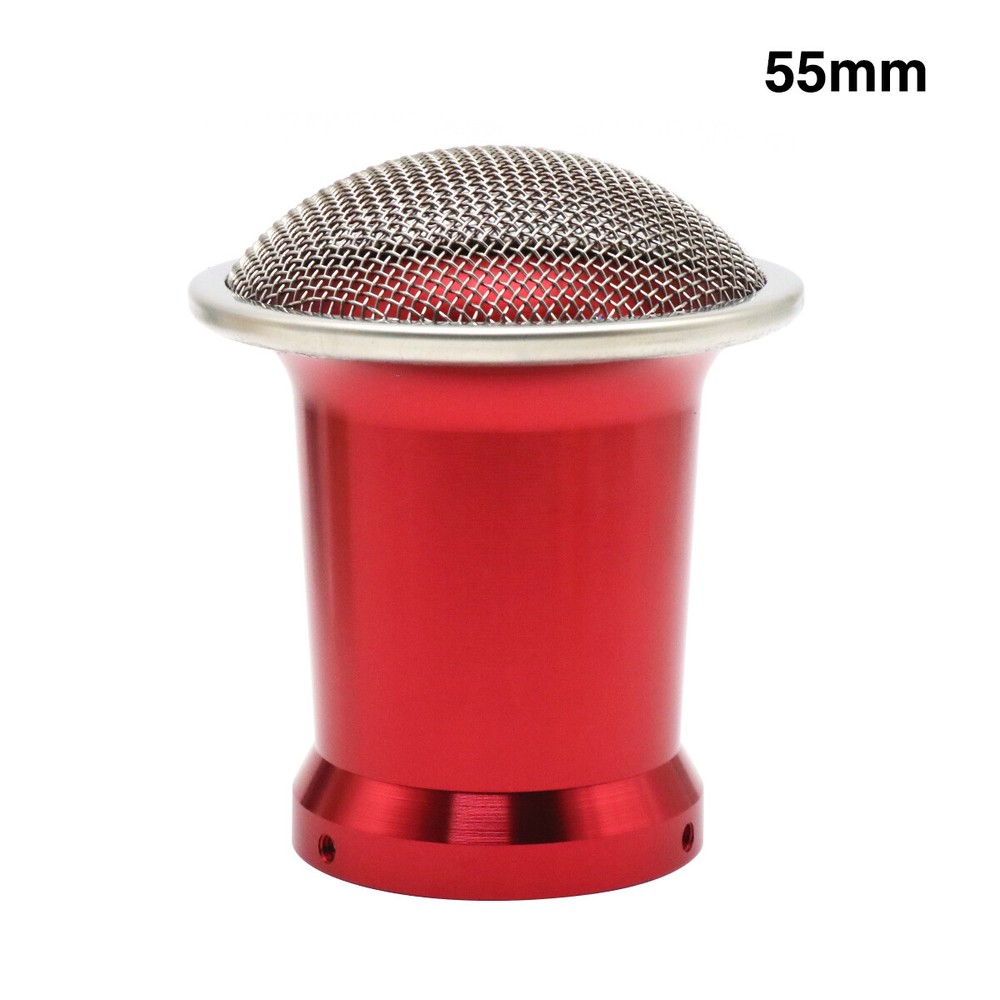 Motorcycle Carburetor Carb 55mm Velocity Stack w/ Net Screen Air Filter Cup