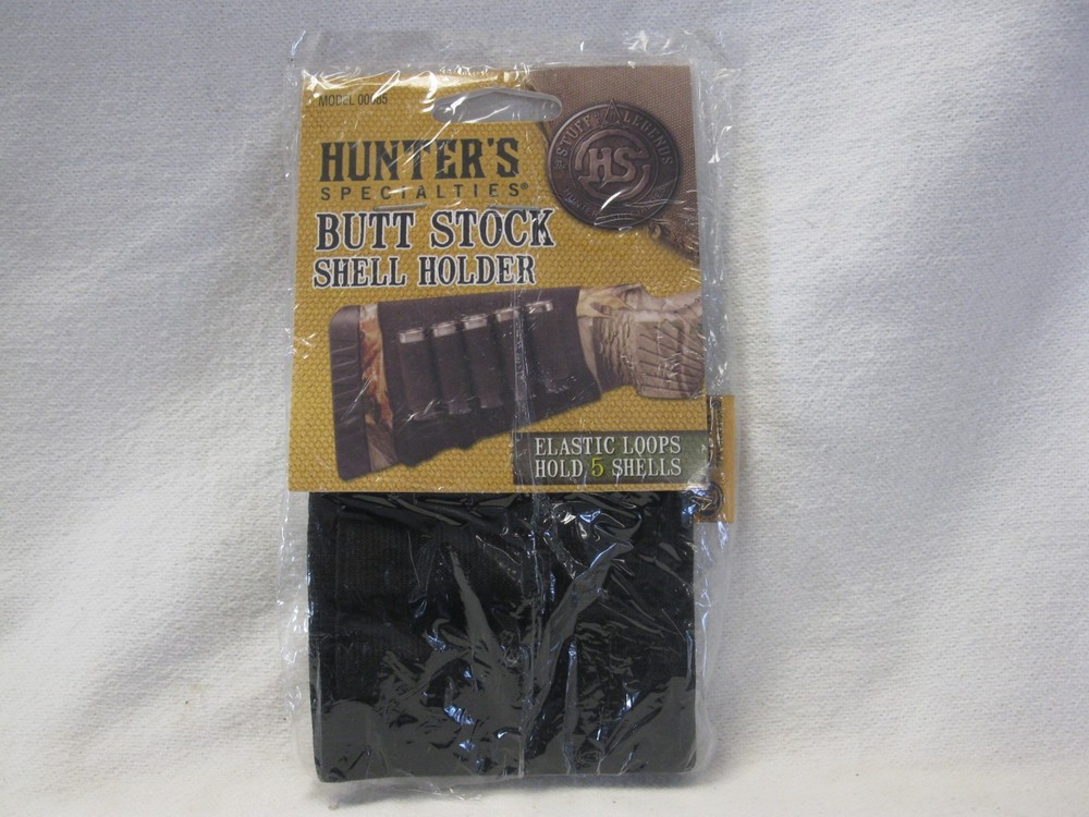 Hunter's Specialties Butt Stock Shell Holder Elastic Loop Holds 5 Shells