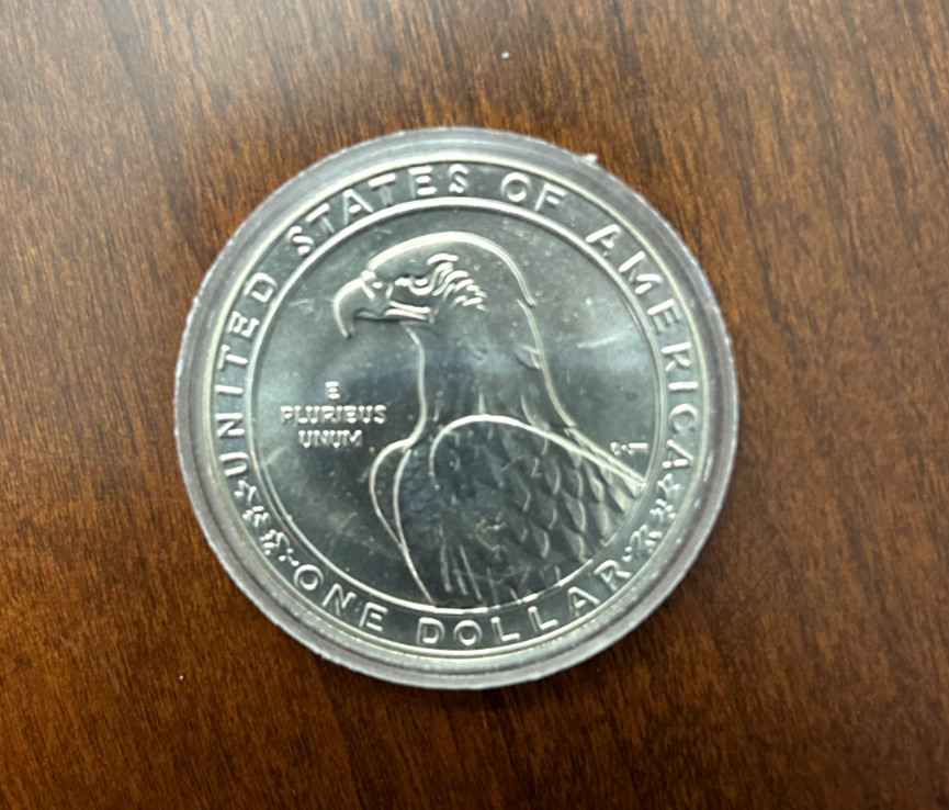 1983 D Uncirculated Olympic Discus Commemorative Silver Dollar $1