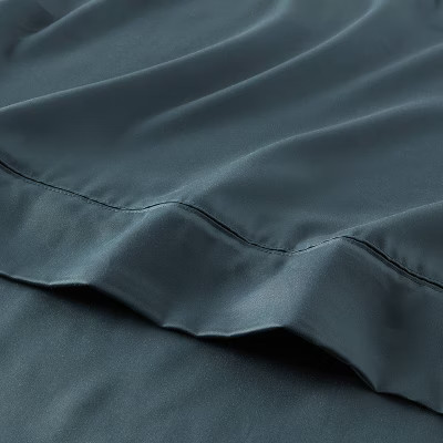 Full 320 Thread Count Cool TENCEL Lyocell Sheet Set Graphite - Threshold