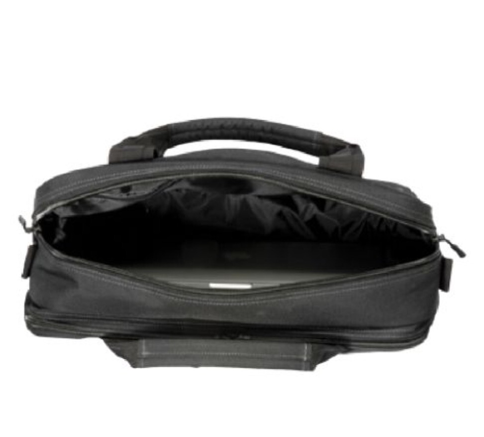 Armor Express Tech Shield Briefcase Black with Shoulder Strap