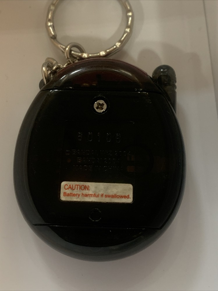 Tamagotchi Connection V3 Translucent Black Red 2006 Tested Works