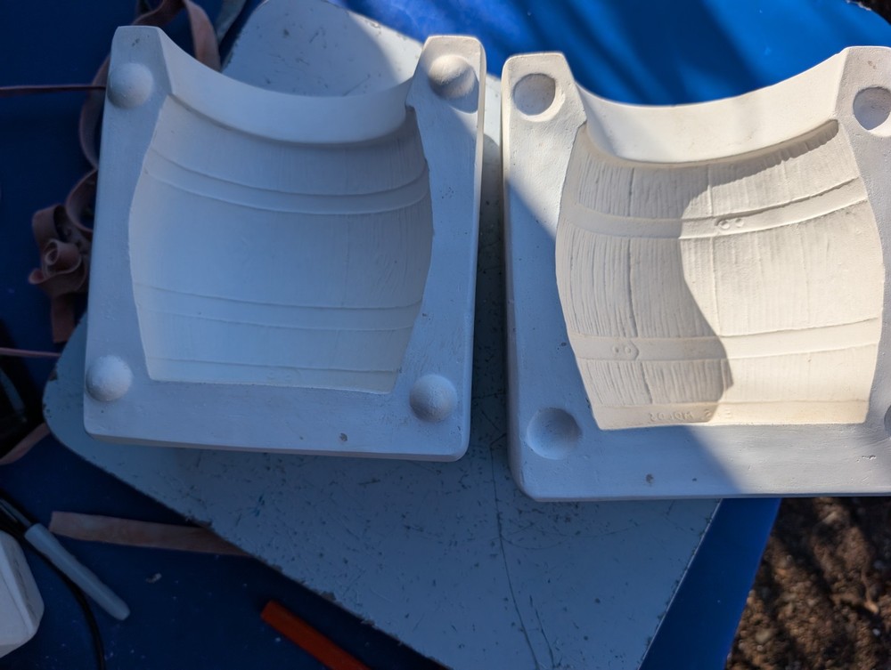 Barrel Vintage Slip Casting Ceramic Mold